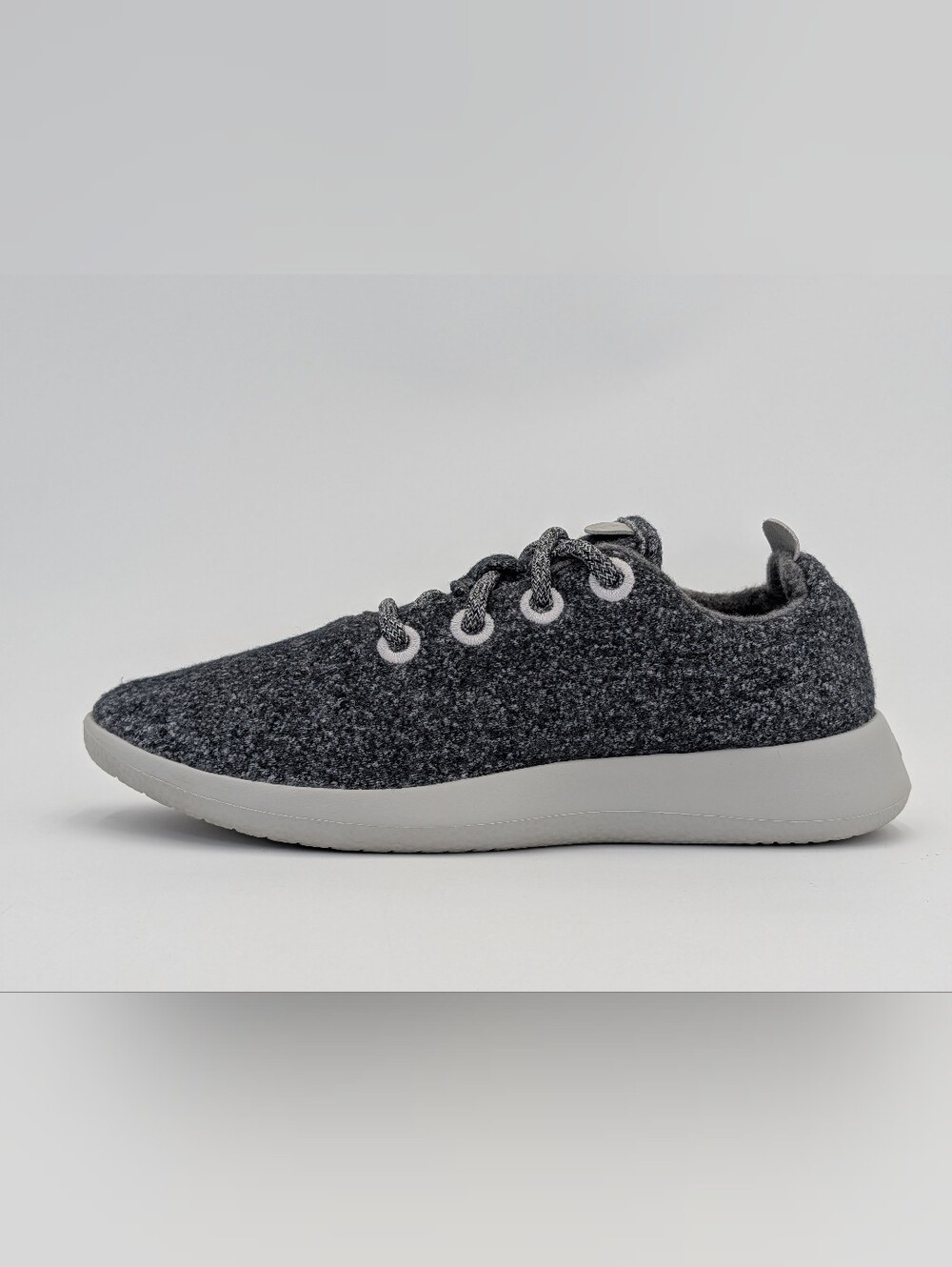allbirds Sz 8 Women's Heather Gray Merino Wool Lace-Up Cushioned Insole Sneakers - Picture 3 of 17